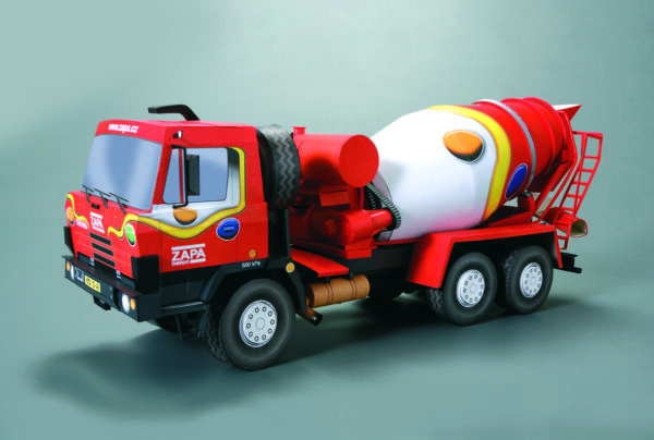 TATRA 815 - domíchávač betonu "ZAPA"